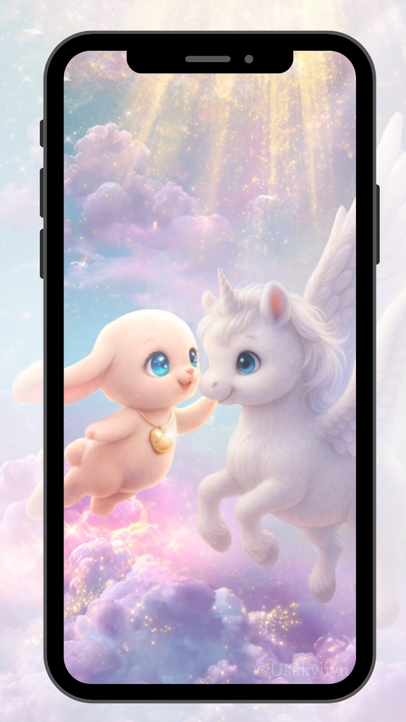 【限定100セット】60年に一度の奇跡!2026年開運☆光に包まれる希望のおまもり画像セット〜うさきゅゆ特製デジタルお守り3種+限定特典〜完売次第終了