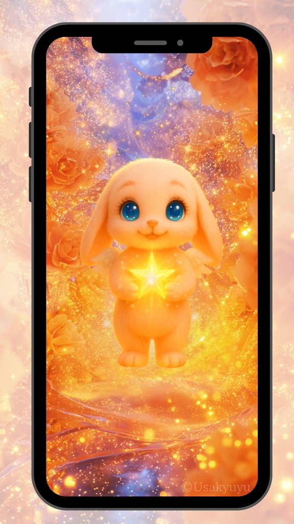 【限定100セット】60年に一度の奇跡!2026年開運☆光に包まれる希望のおまもり画像セット〜うさきゅゆ特製デジタルお守り3種+限定特典〜完売次第終了