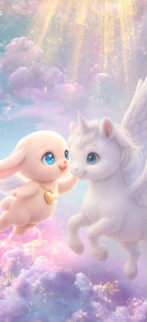 【限定100セット】60年に一度の奇跡!2026年開運☆光に包まれる希望のおまもり画像セット〜うさきゅゆ特製デジタルお守り3種+限定特典〜完売次第終了