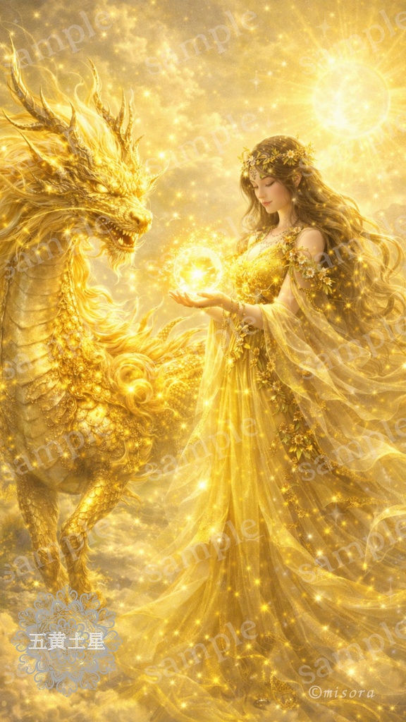 Fortune Art ／神話守護アート  五黄土星「黄金帝王アート」〜あなたには、王者の運が宿っている〜