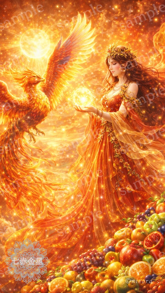 Fortune Art ／神話守護アート 七赤金星「豊穣祝福アート」〜受け取るほど、世界が広がる〜
