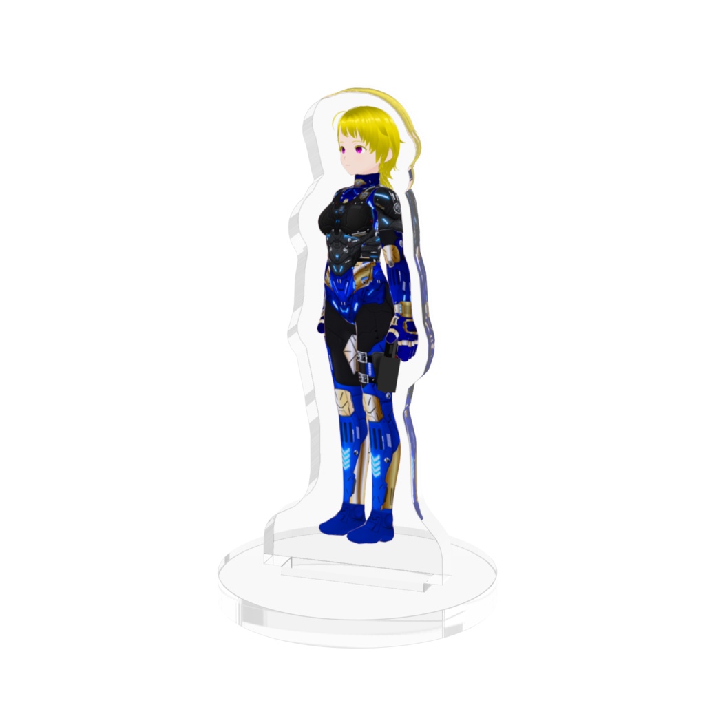 Kyla Larson Police Armor Acrylic Figure (BOOTH EXCLUSIVE)