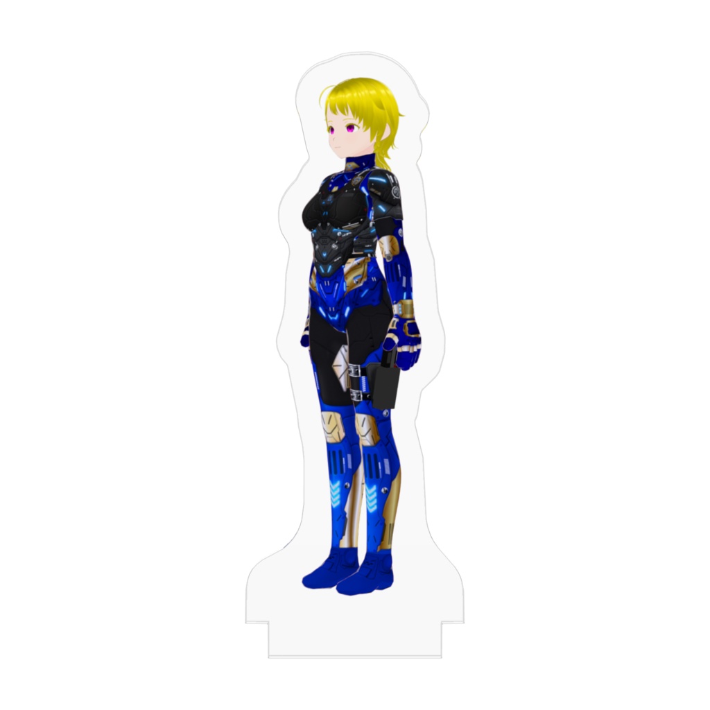 Kyla Larson Police Armor Acrylic Figure (BOOTH EXCLUSIVE)