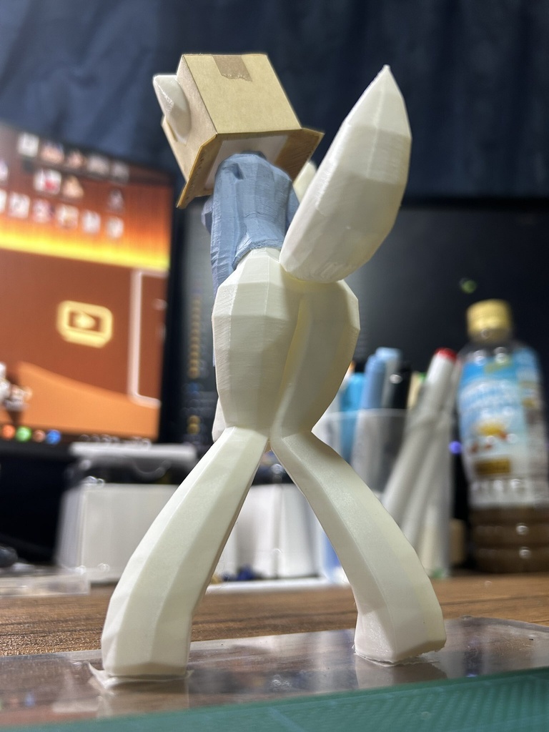 ハコさんフィギュア3Dデータ(STL/blend/3mf)