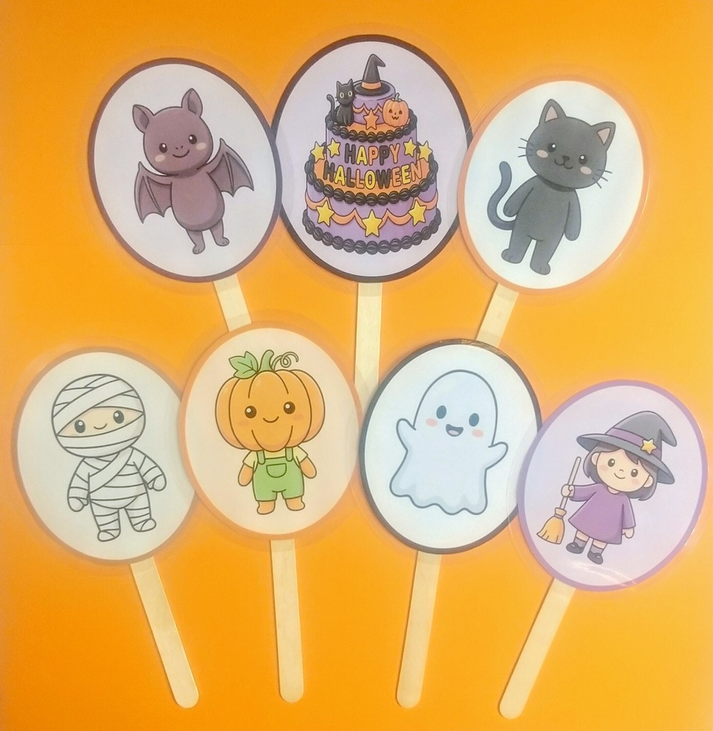 だれのおかし? ハロウィン パネルシアター 保育教材 PDF 台本付き ぬりえ付き クイズ 参加型 ペープサート ハロウィン保育 ハロウィン会 保育ネタ 出し物 お化け 保育士 幼稚園 10月 行事