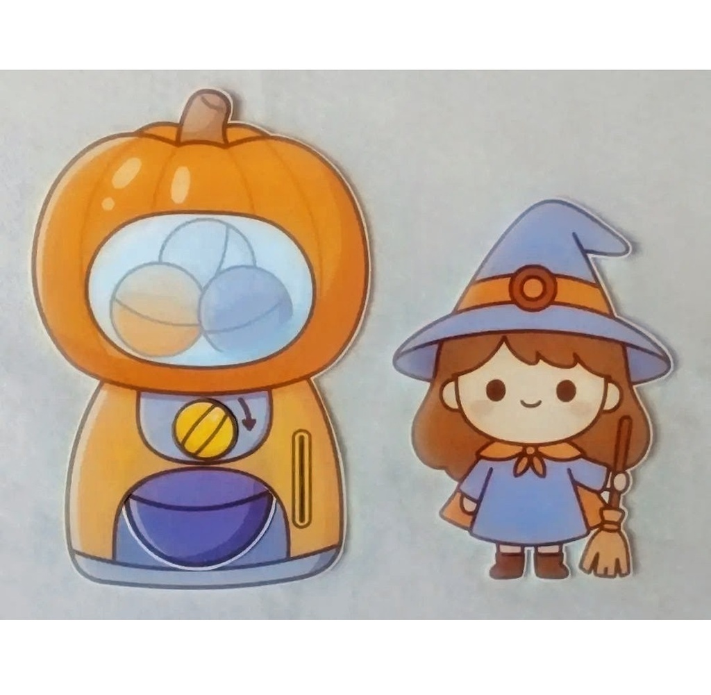 保育教材 PDF 3点セット はたらくくるま だれのおかし ハロウィンわくわくガチャ ダウンロード版 保育ネタ 出し物 ハロウィン会 10月 園児 幼児 保育士 ぬりえ パネルシアター 歌遊び 参加型 保育素材