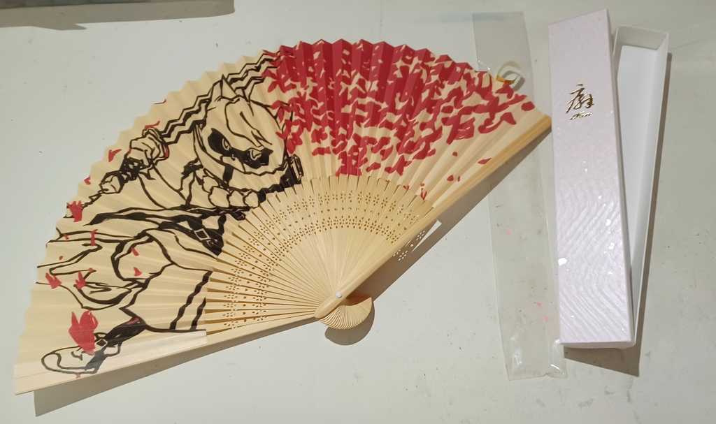 剣豪紅丸の扇子(二次同人)