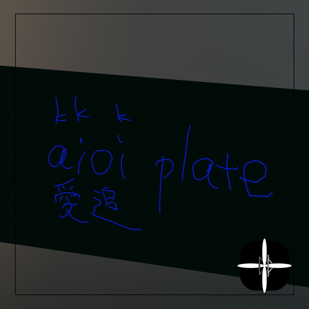 【MA/nonMA】書置き撮影用アバターギミック【aioi_plate】
