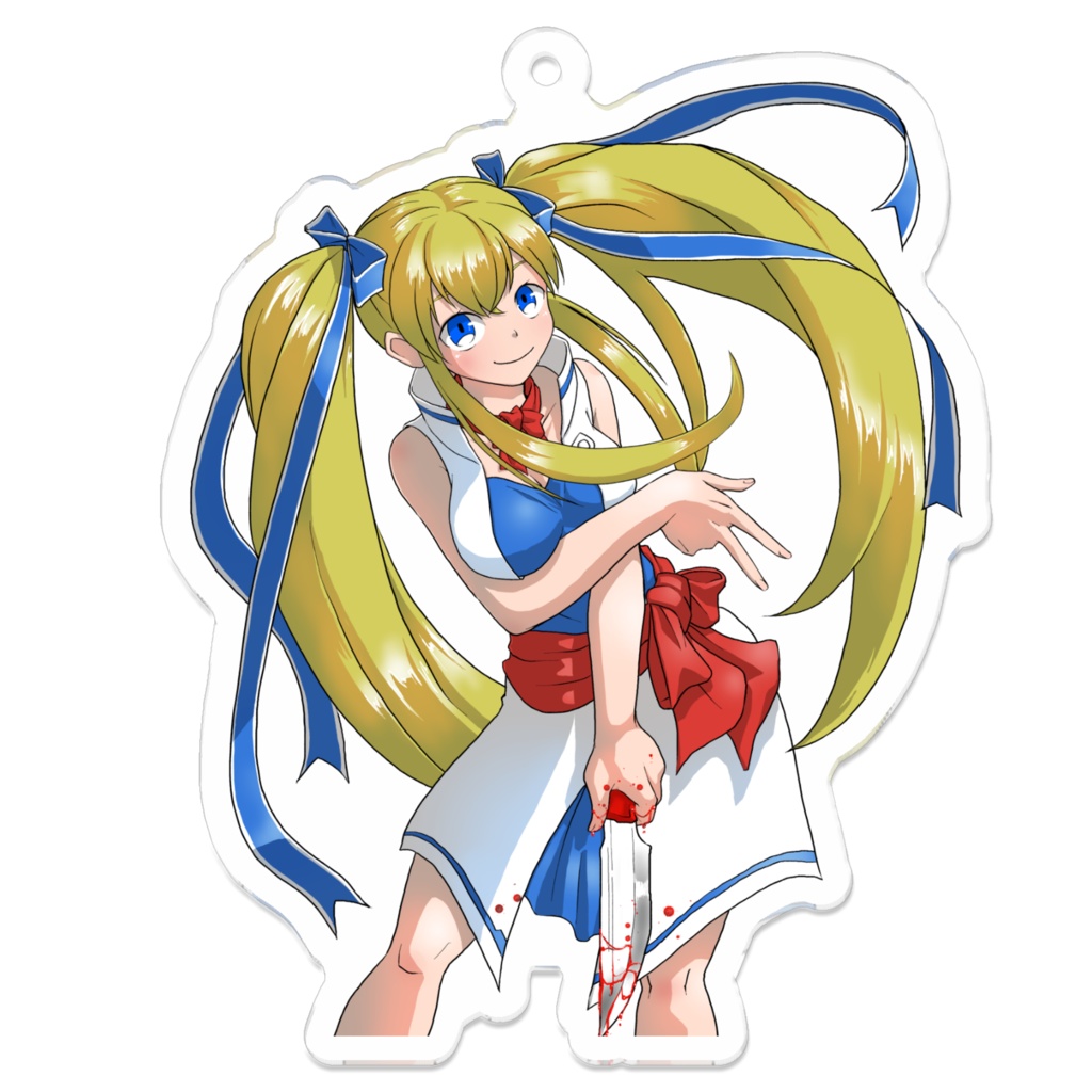 立ち絵アクリルキーホルダー(ナイフ持ち)