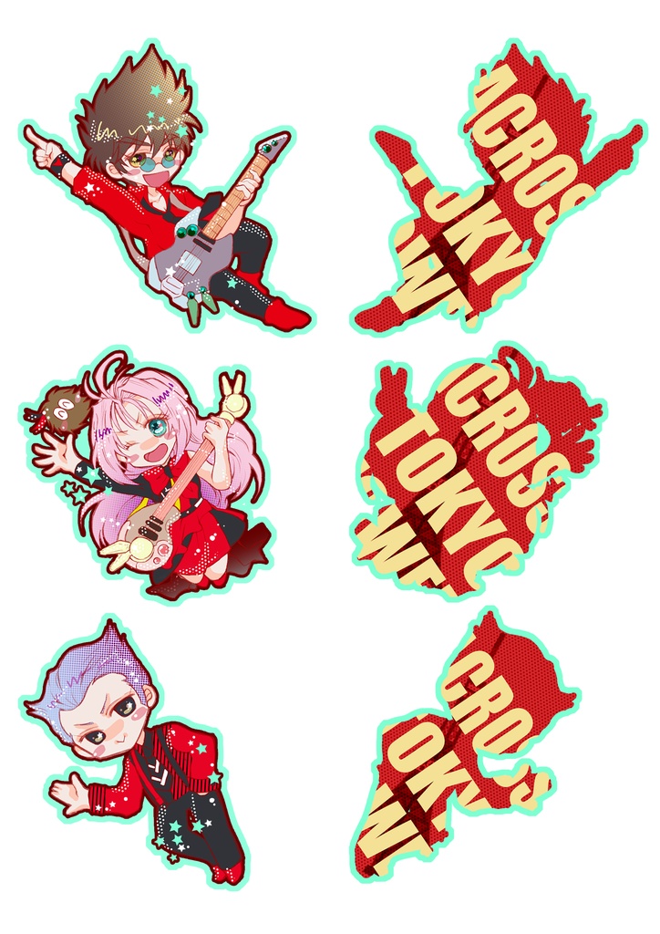 東京タワー🗼ガムバサミレアクキー