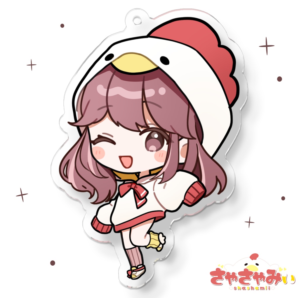 【受注生産】アクリルキーホルダーB／さゃさゃみぃ