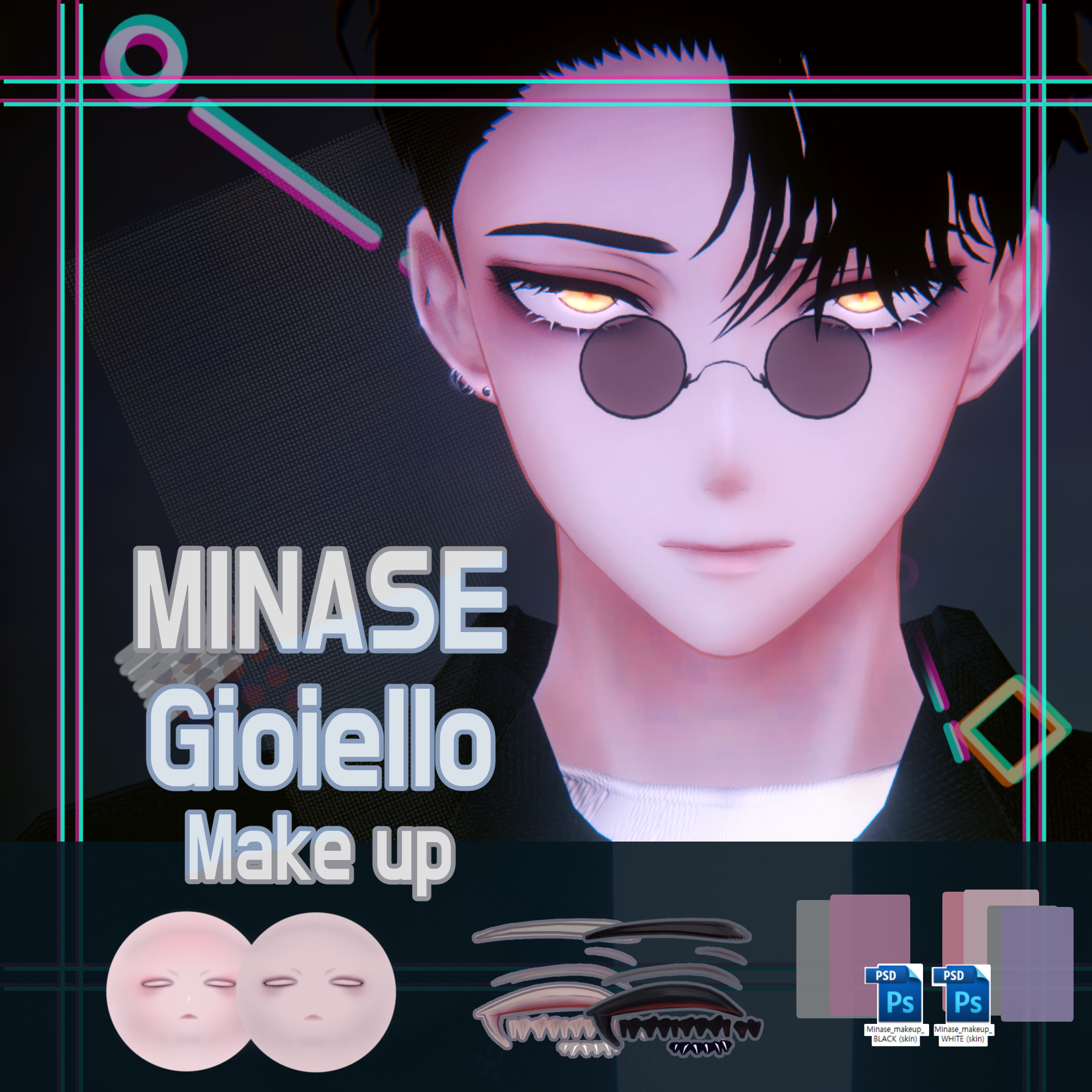 [ 「水瀬 (Minase)] Makeup Texture 『 Gioiello Makeup 』