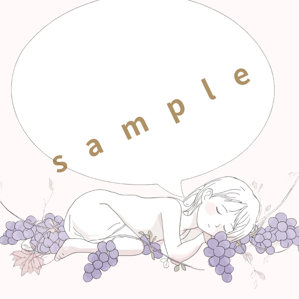 Fantasy Fine Girl Series – Fruity Ver. Transparent White-Bubble PNG Set (7 Items)