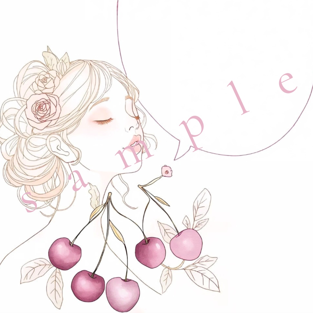 Fantasy Fine Girl Series – Fruity Ver. Background & Transparent Body Art Set (10 PNG Items)