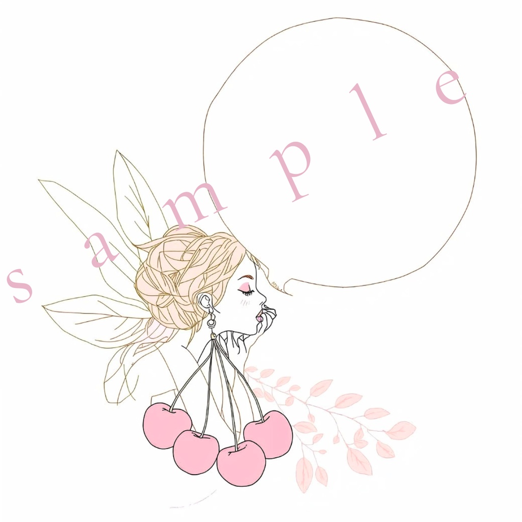 Fantasy Fine Girl Series – Fruity Ver. Background & Transparent Body Art Set (10 PNG Items)