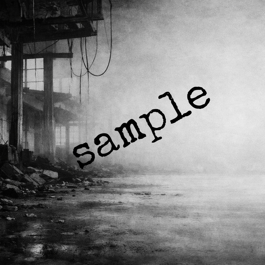 【6枚セット】ミニマル背景素材|Cool・無機質・モノクロ|右余白あり(1920×1080)