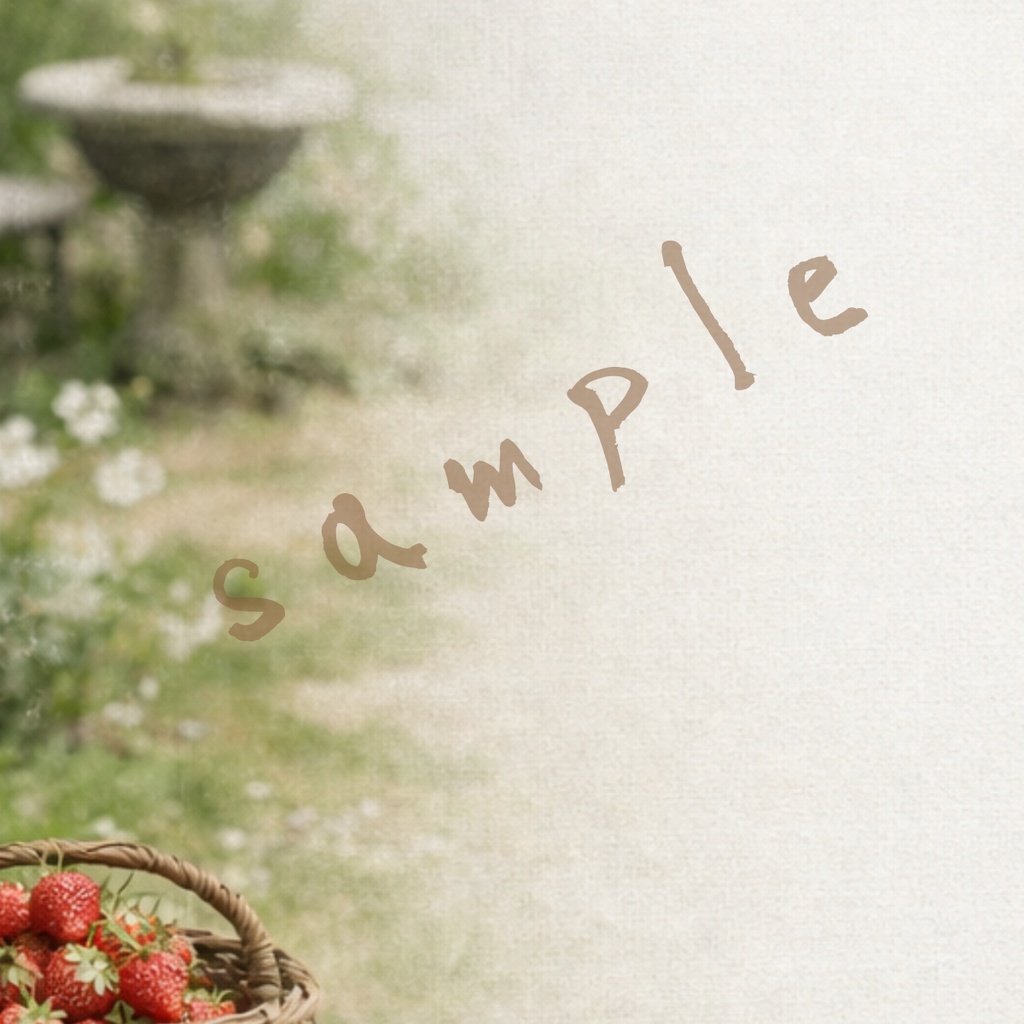 配信背景 6枚セット|大人ガーリー・サブカルナチュラル(PNG)