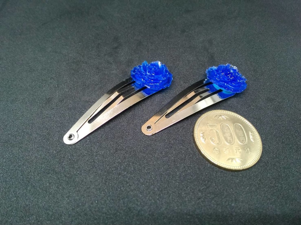 【Trageby Heroine】薔薇ヘアクリップ ※B級品