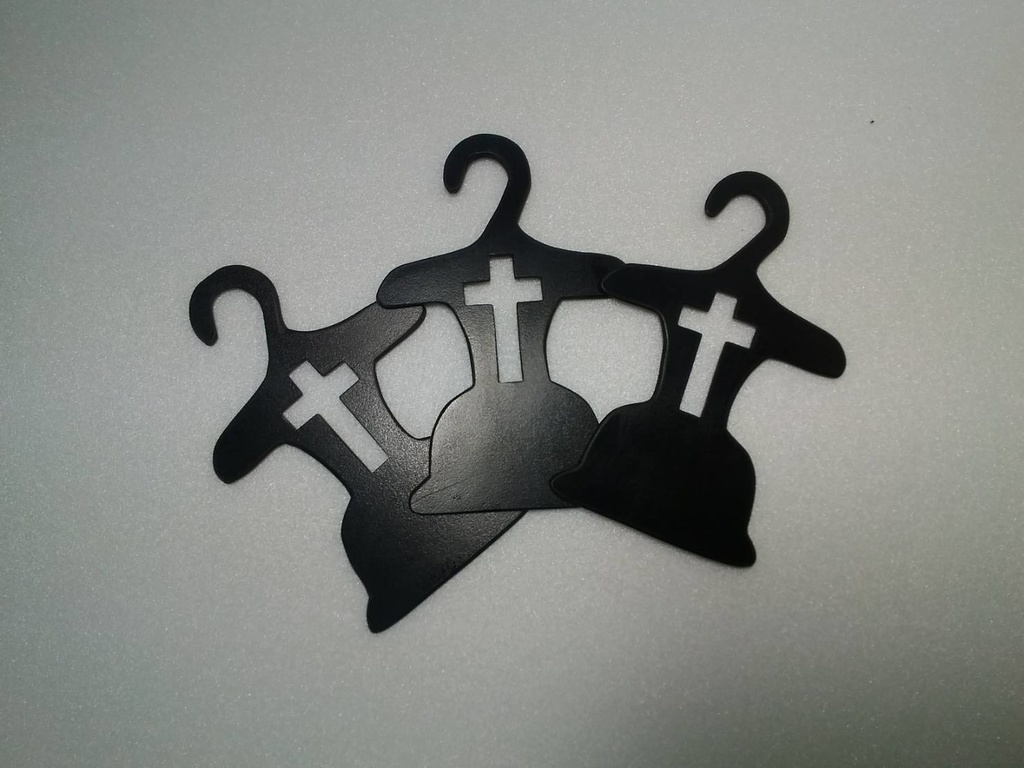 ドール用 十字架デザインハンガー