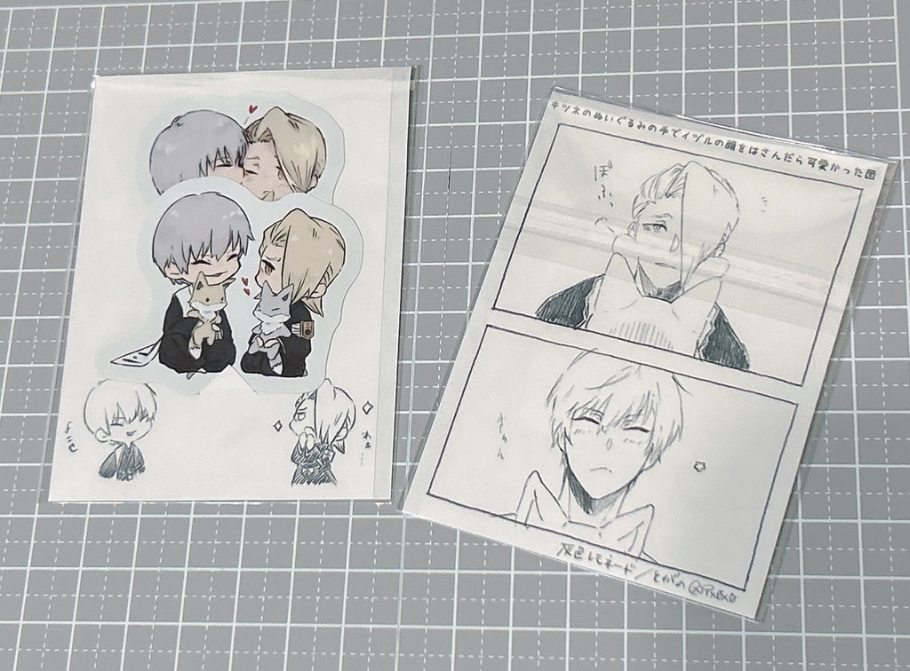 ギンイヅステッカー&ポストカードセット