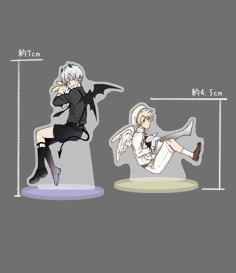 悪魔ギン&天使イヅル アクスタセット(子供ver.)