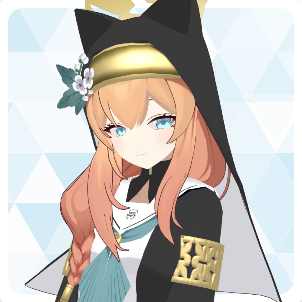 伊落マリー【二次創作3Dモデル】