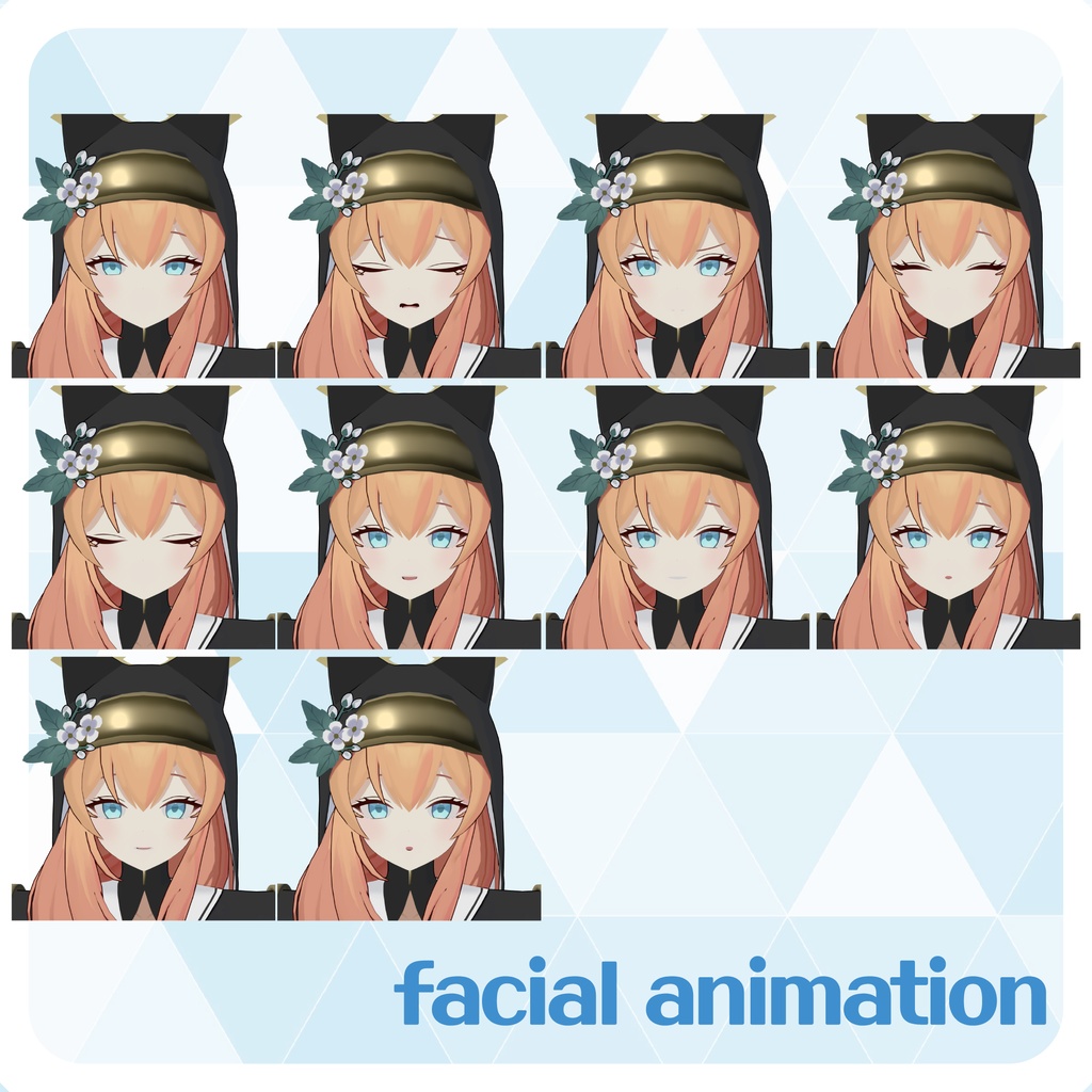 伊落マリー【二次創作3Dモデル】