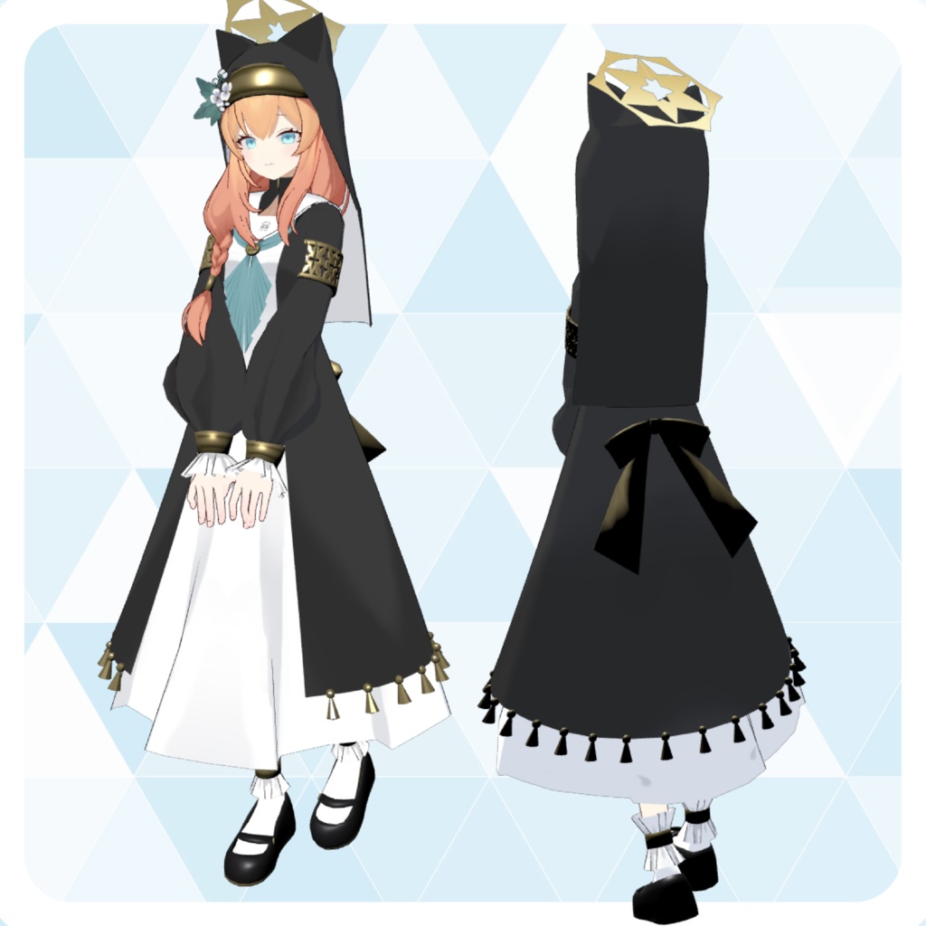 伊落マリー【二次創作3Dモデル】