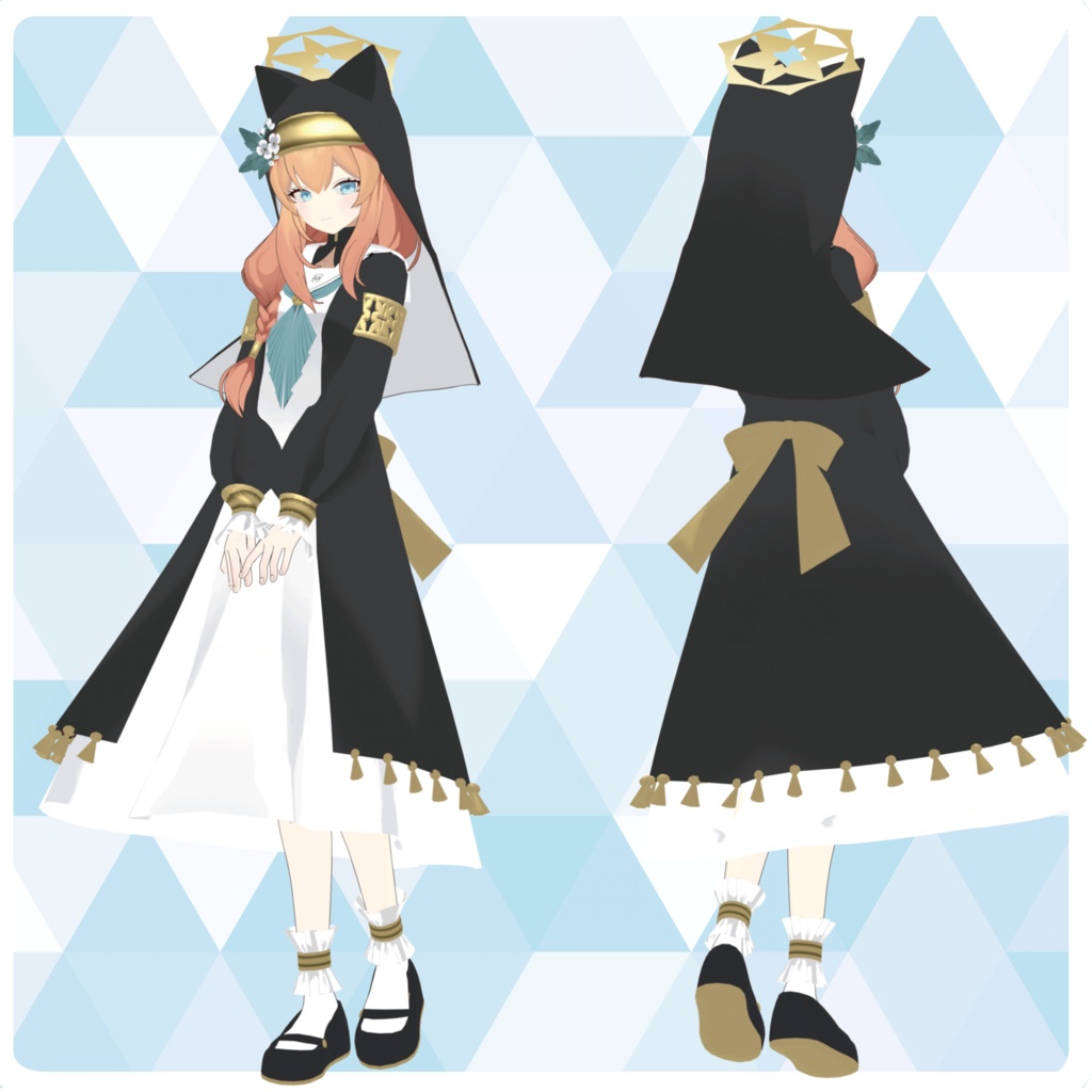 伊落マリー【二次創作3Dモデル】