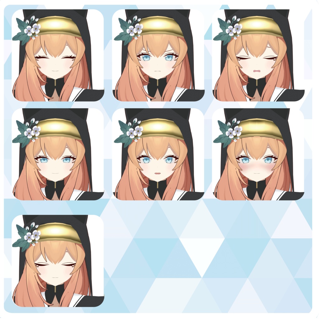 伊落マリー【二次創作3Dモデル】