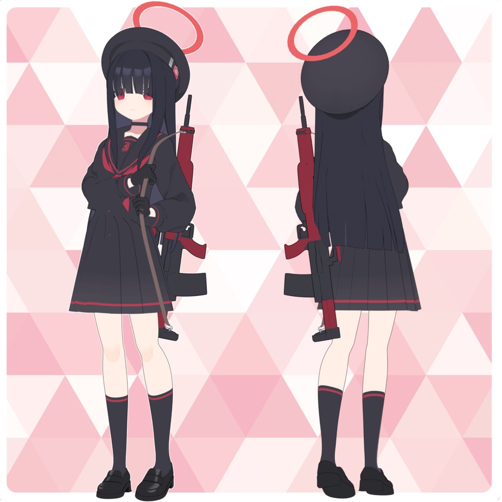 正義実現委員会のモブ【二次創作3Dモデル】