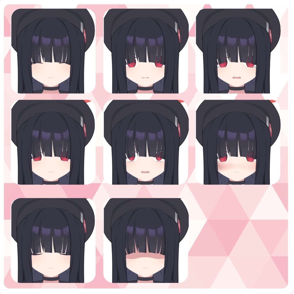 正義実現委員会のモブ【二次創作3Dモデル】