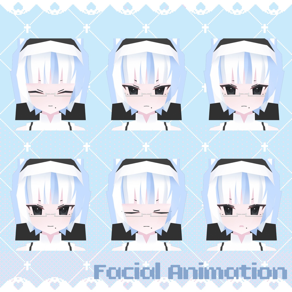 【Quest対応 / LowPoly】リラ&チヒロ【オリジナル3Dモデル】