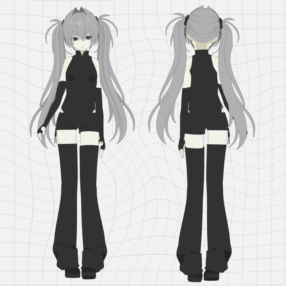 【無料/Free】Mira【オリジナル3Dモデル】