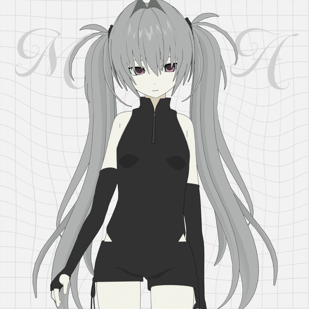 【無料/Free】Mira【オリジナル3Dモデル】