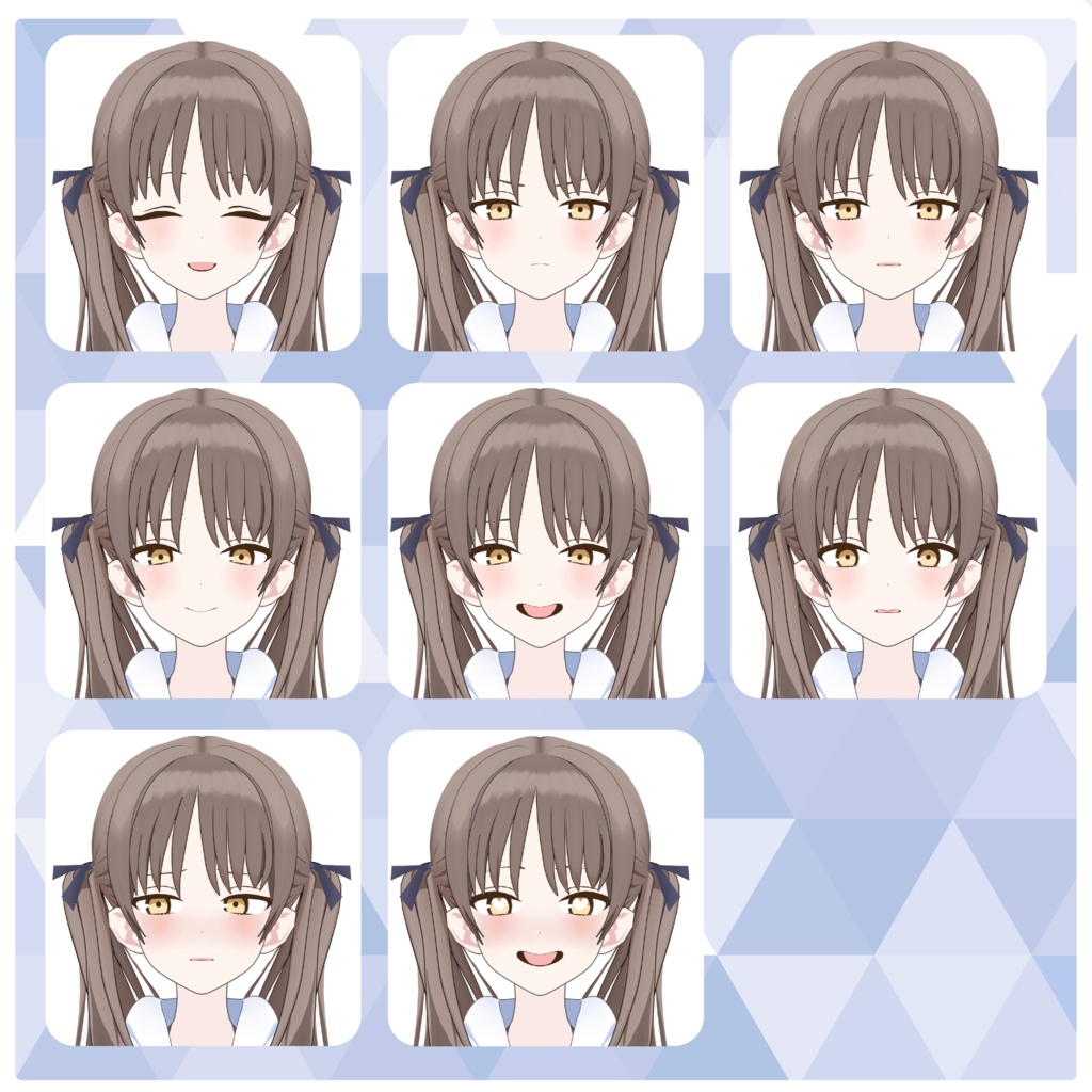 風倉モエ (水着)【2次創作3Dモデル】