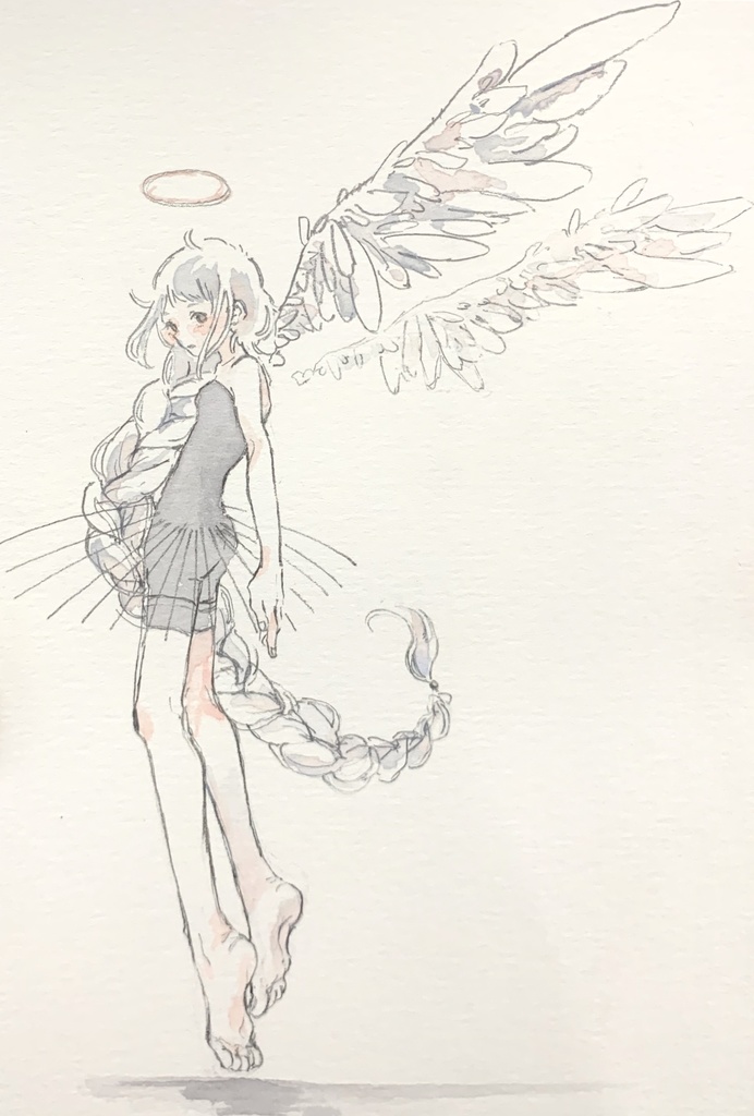 ドローイング「天使ちゃん」