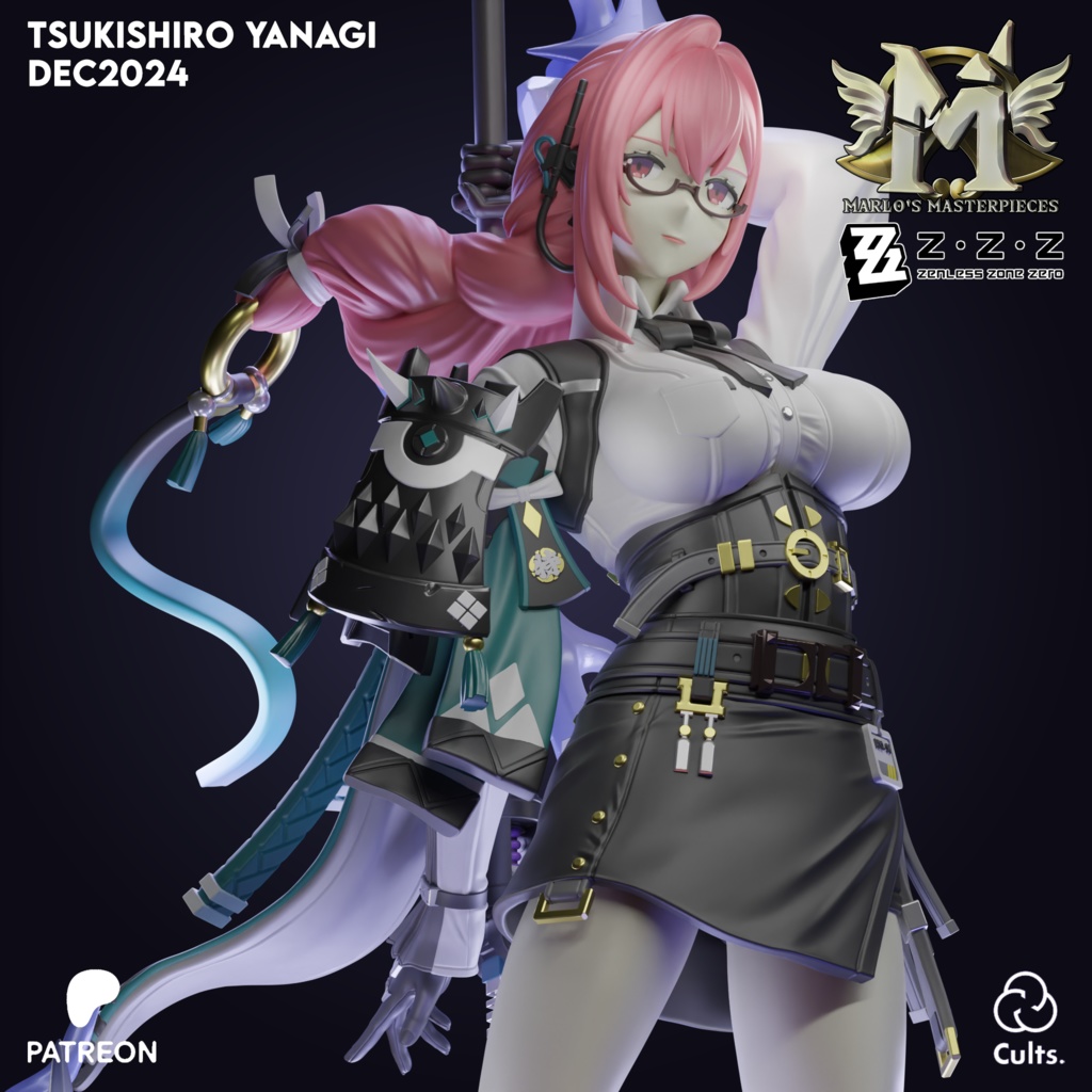 ZZZ: Tsukishiro Yanagi STL