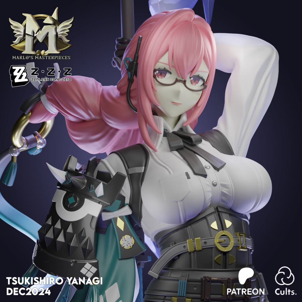 ZZZ: Tsukishiro Yanagi STL