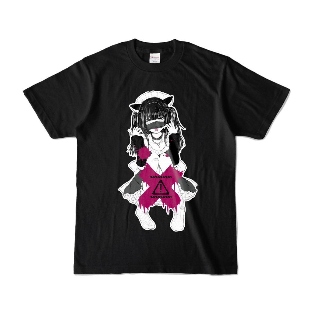 地雷ねこメイドTシャツ♡
