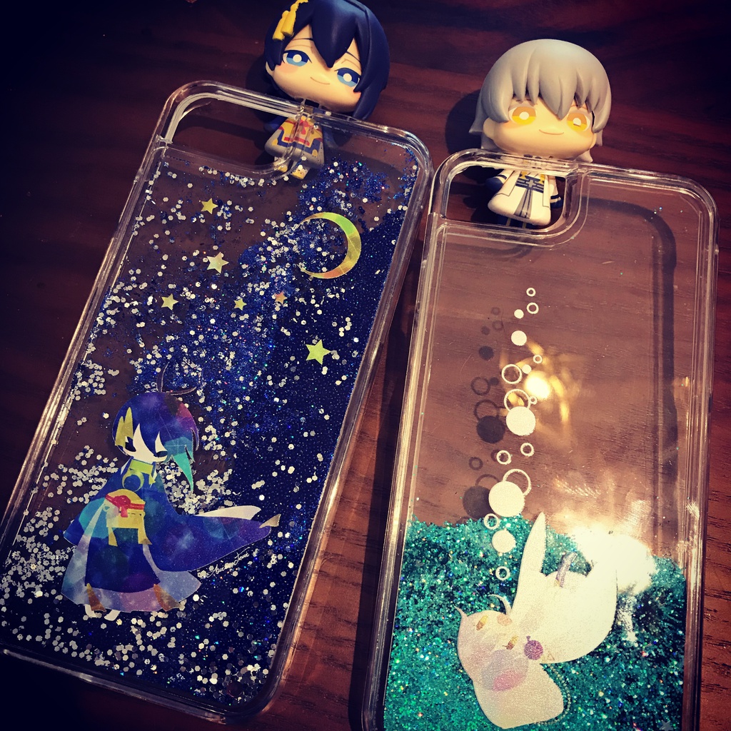 天の川と三日月のiPhoneケース