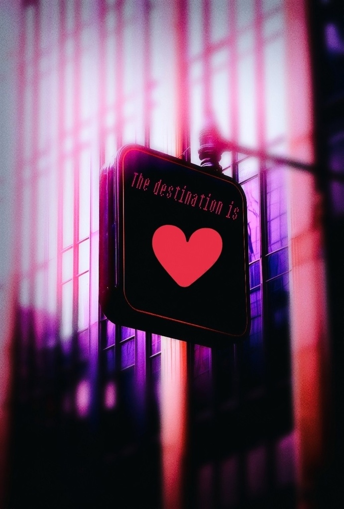 The destination is happiness