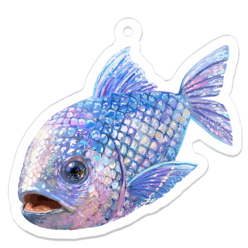魚アクリルキーホルダー