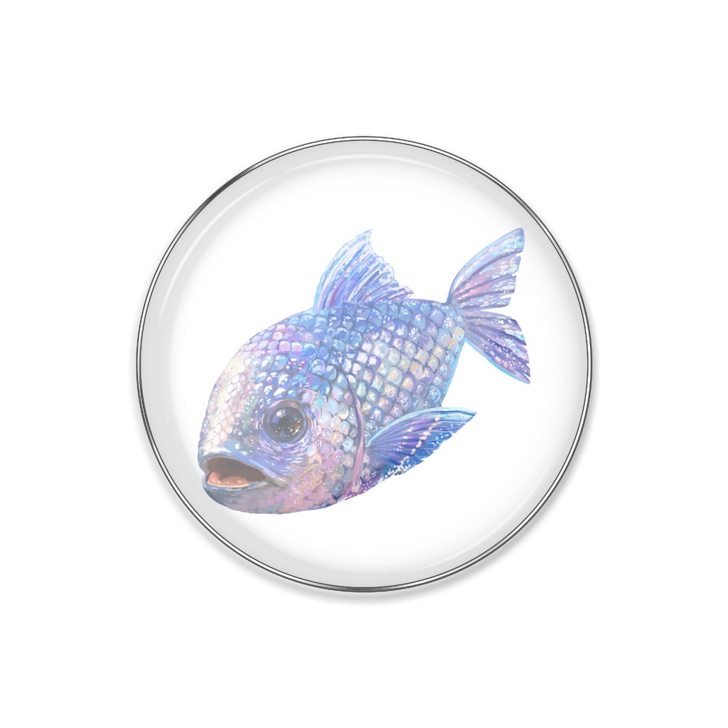 魚ピンバッジ
