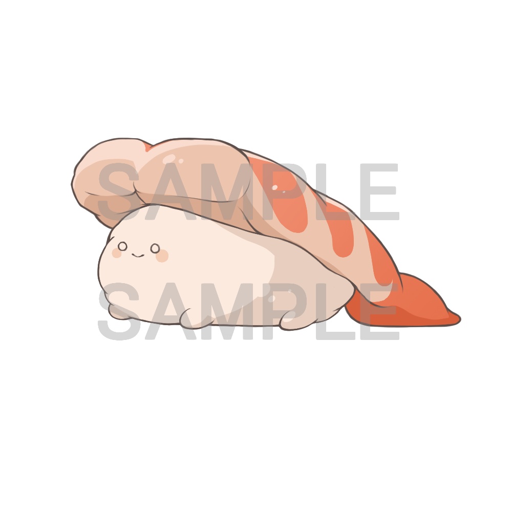 SNSアイコンイラスト・素材_【にぎりお寿司】