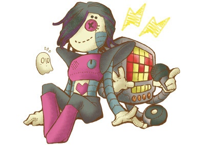 UNDERTALEパペット風ステッカー