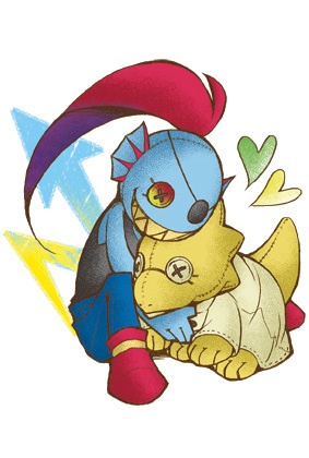 UNDERTALEパペット風ステッカー