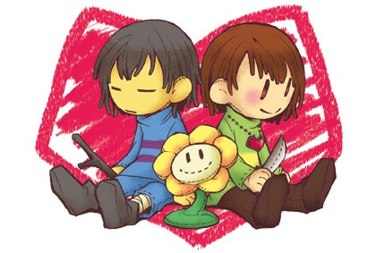 UNDERTALEパペット風ステッカー