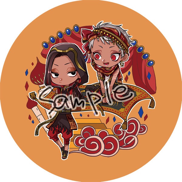 ツイステッドワンダーランド缶バッチ・コンビ!