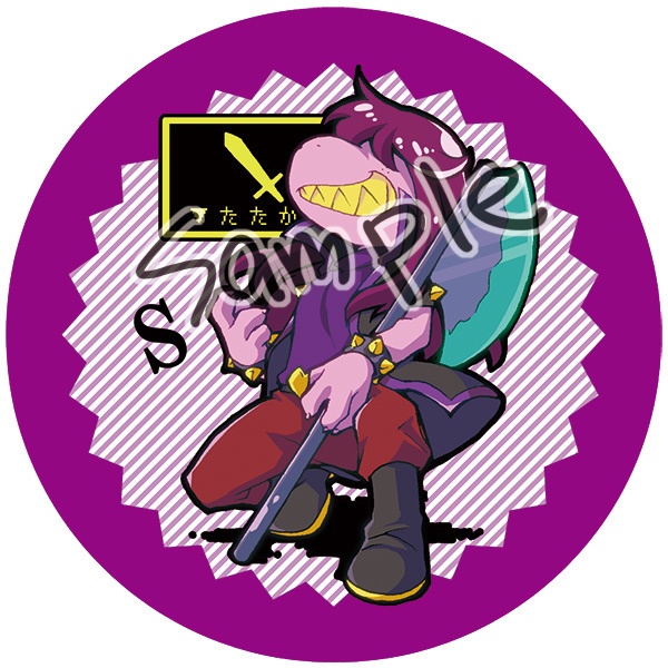 DELTARUNE缶バッチ・chapter1